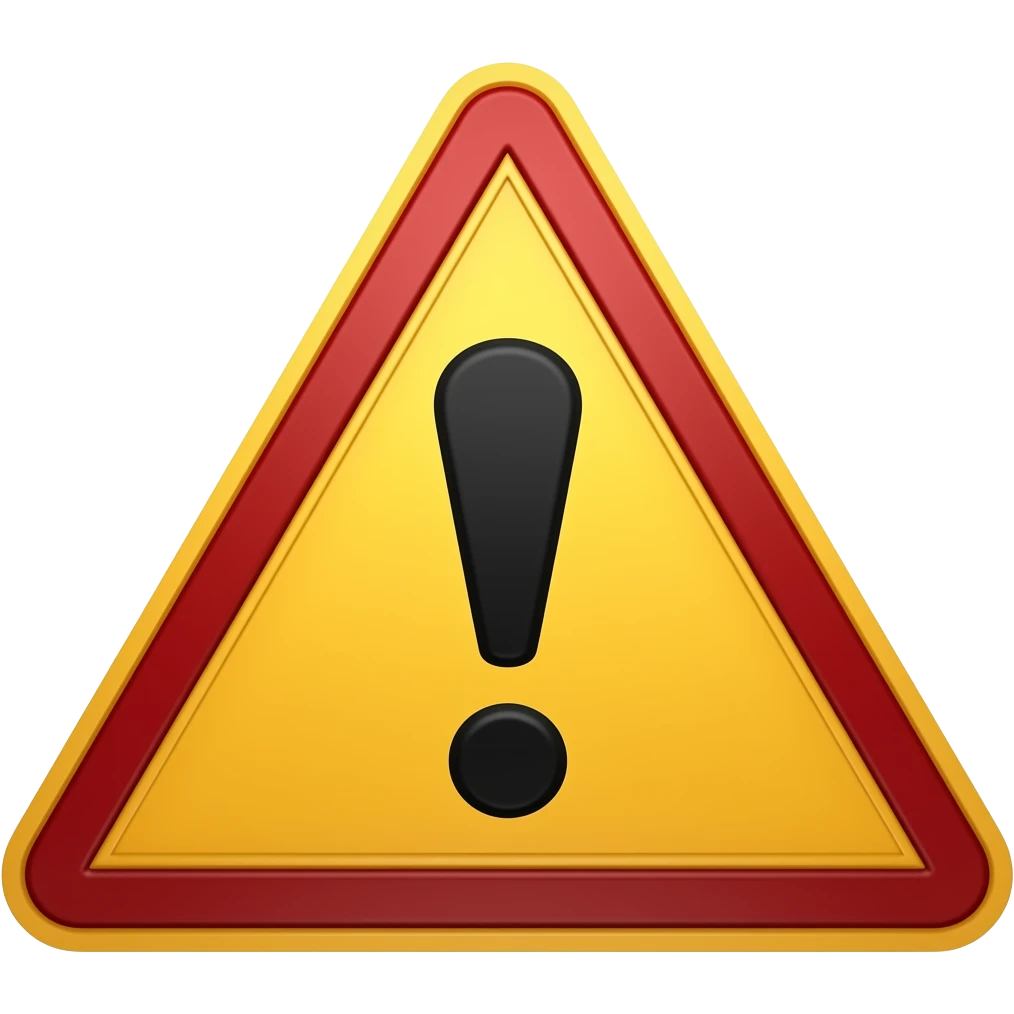 warning sign emoji