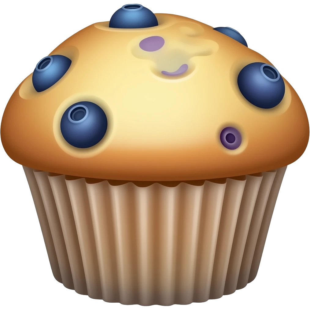 Blueberry Muffin emoji