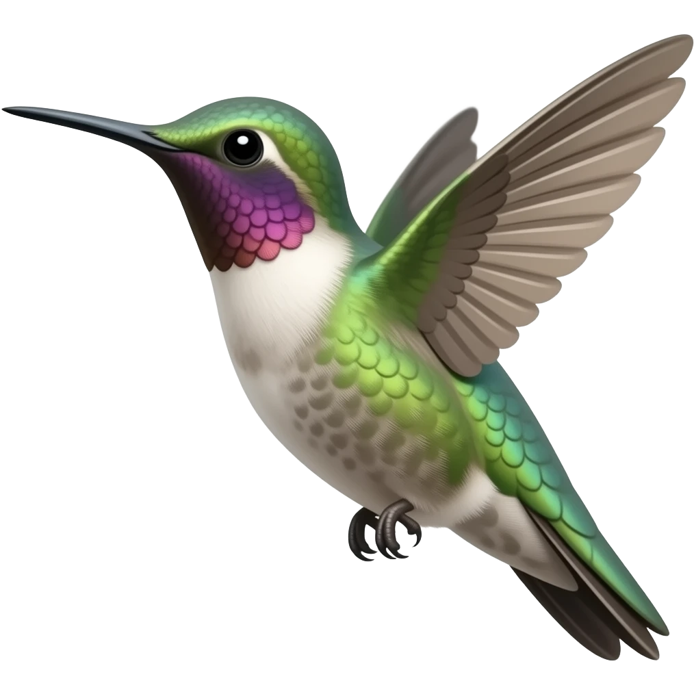 hummingbird emoji