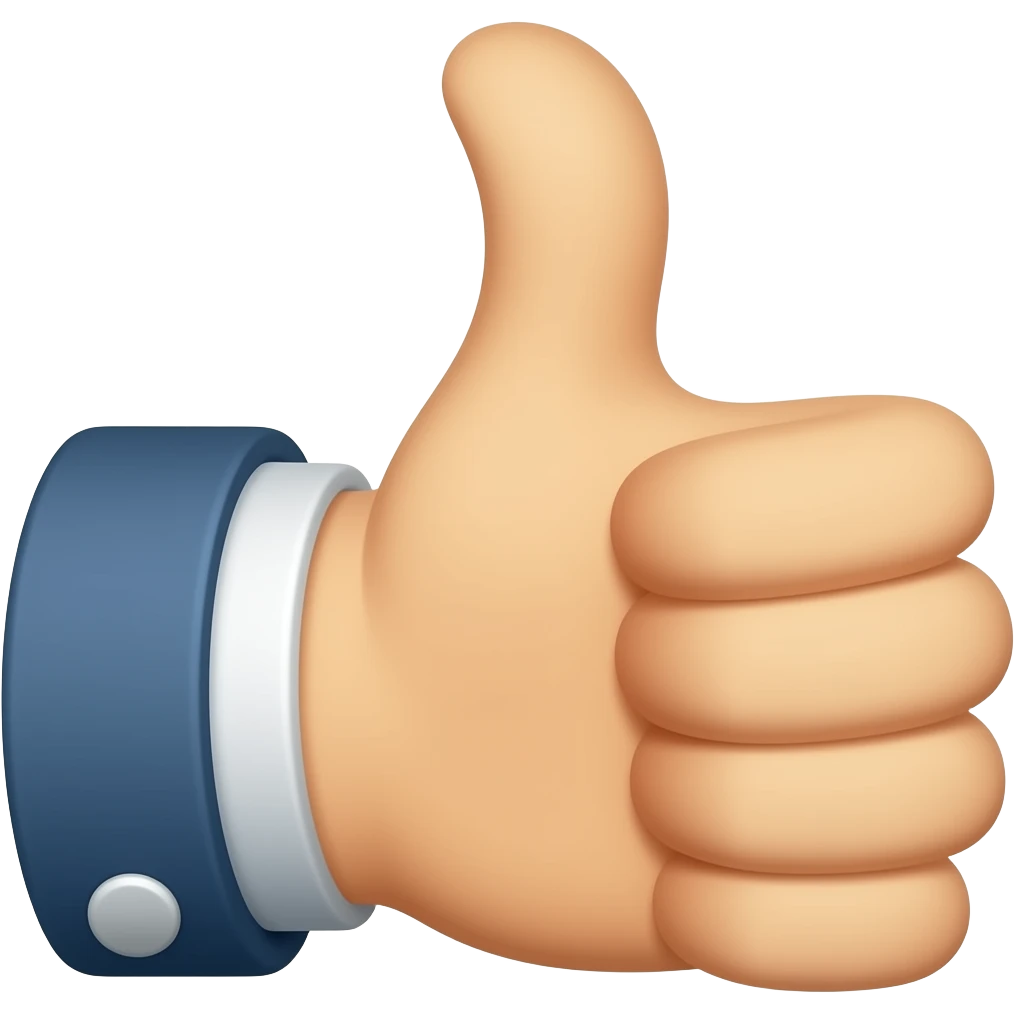 thumbs up emoji