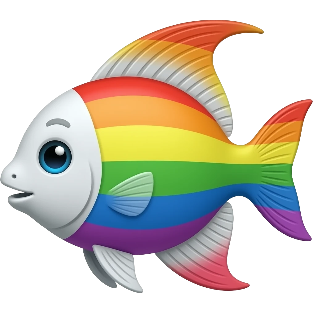 Fish Rainbow emoji