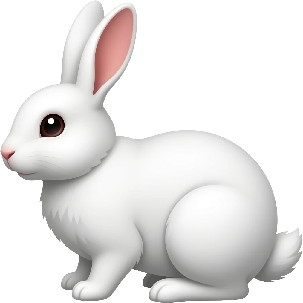 Conejo blanco emoji