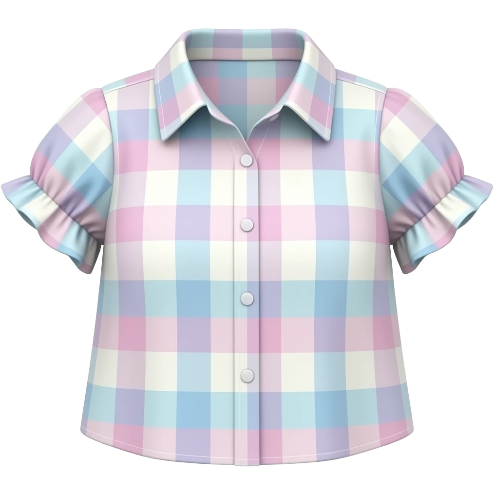 make the gingham shirt it more feminine looking emoji