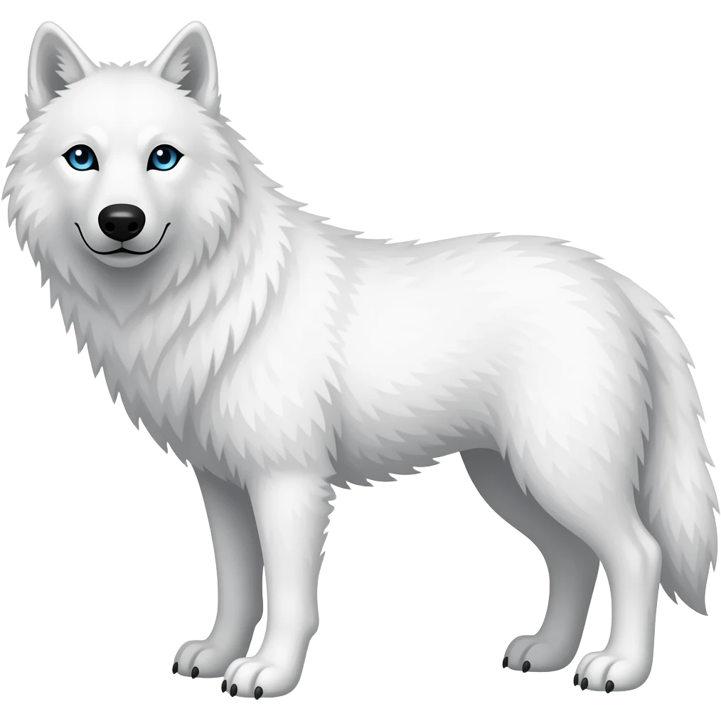 Atprctic wolf emoji