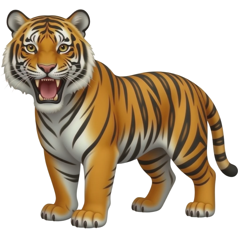 The Roaring Tiger emoji