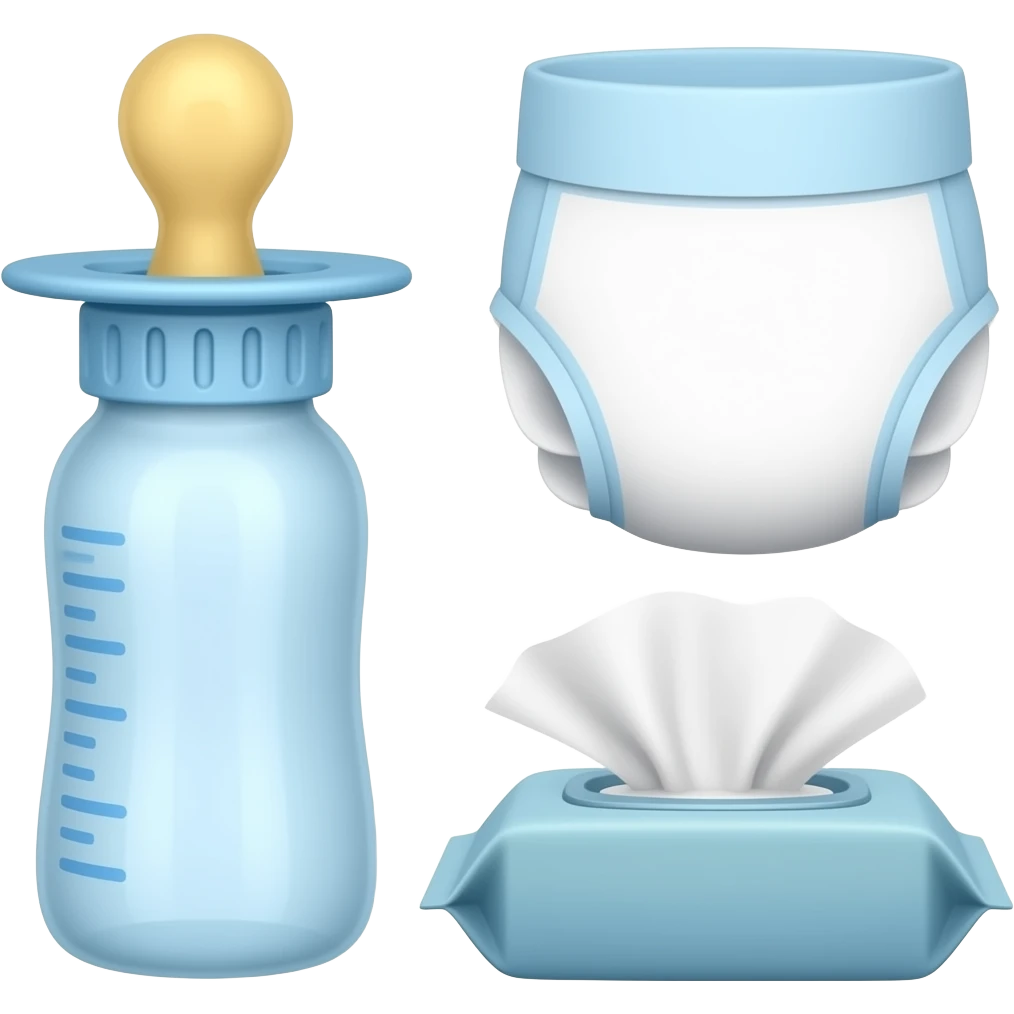 Baby supplies emoji