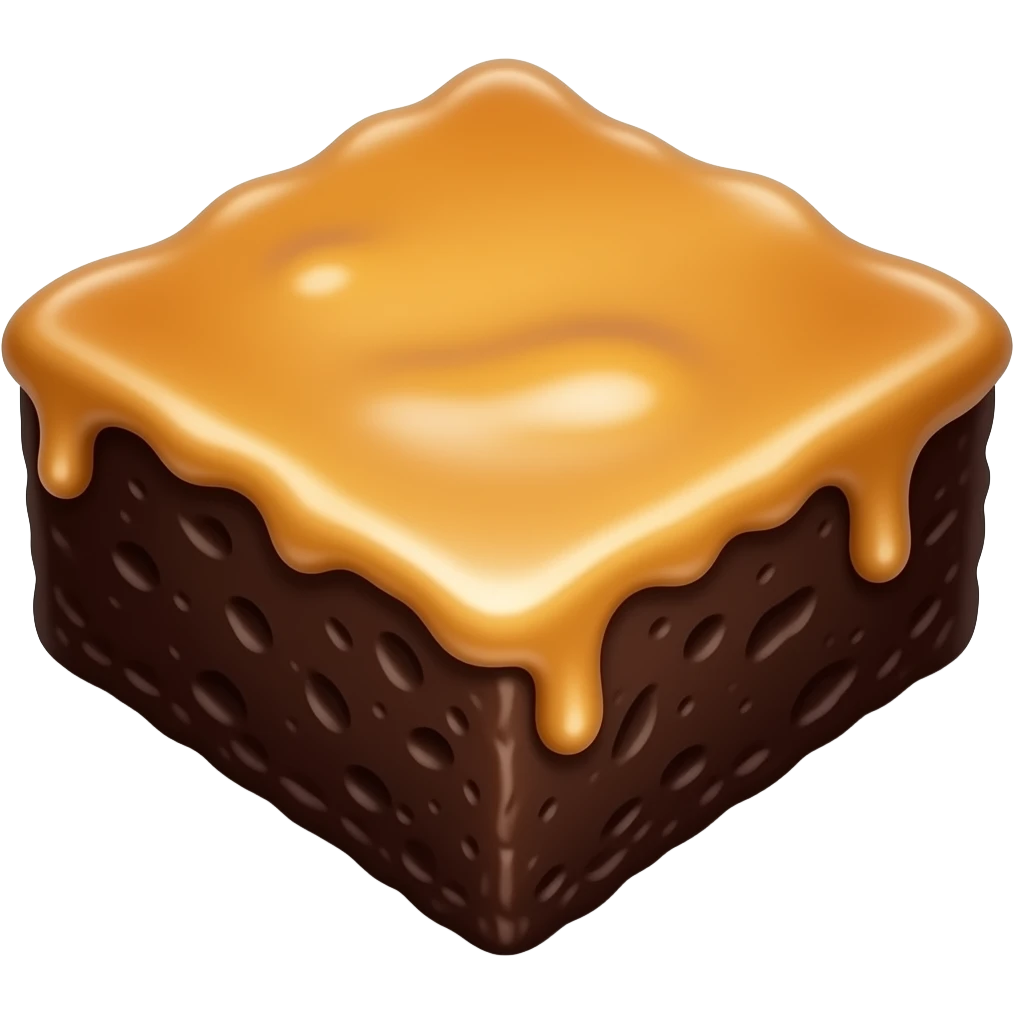 brown brownie emoji