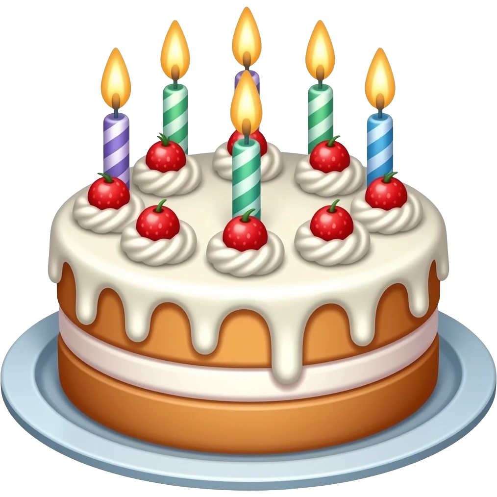 birthday cake emoji