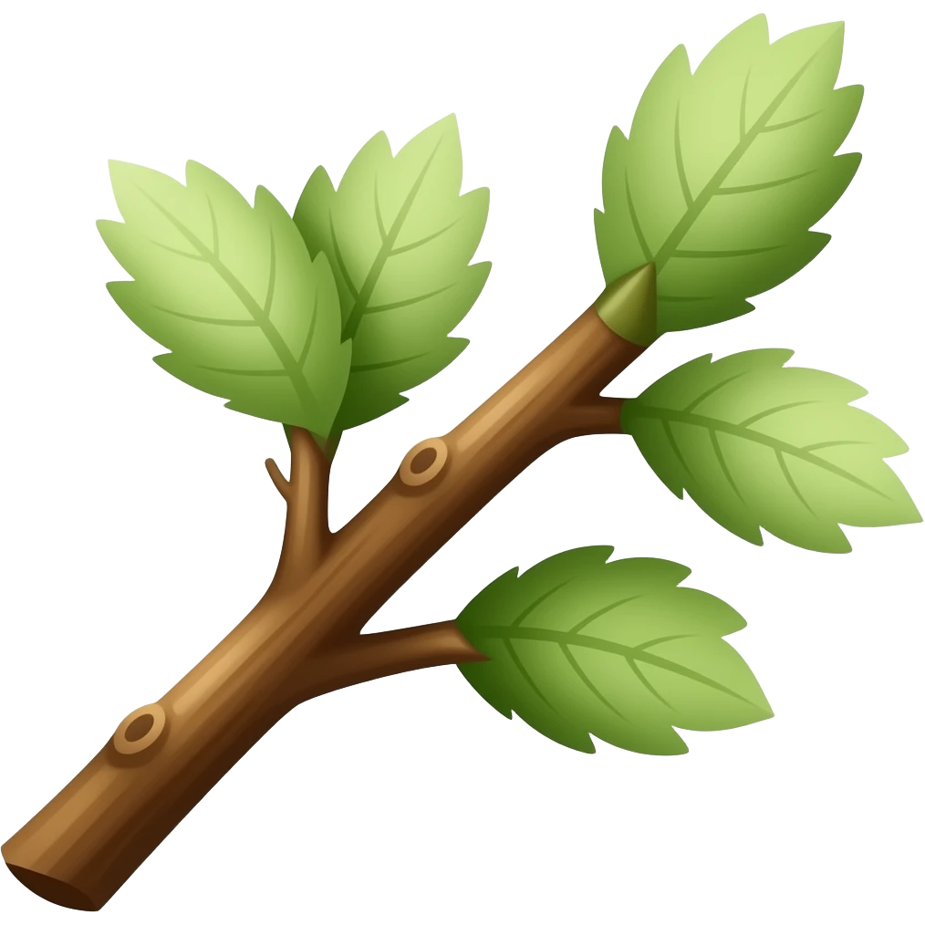 Tiny twig emoji