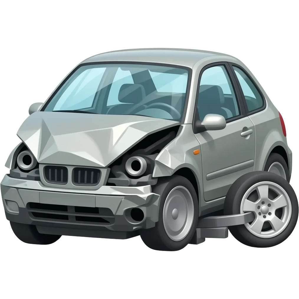 Car accident emoji