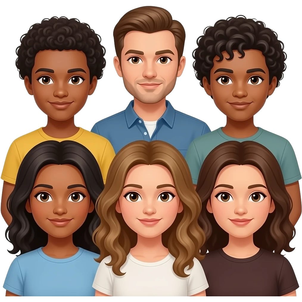 Curly Folk emoji