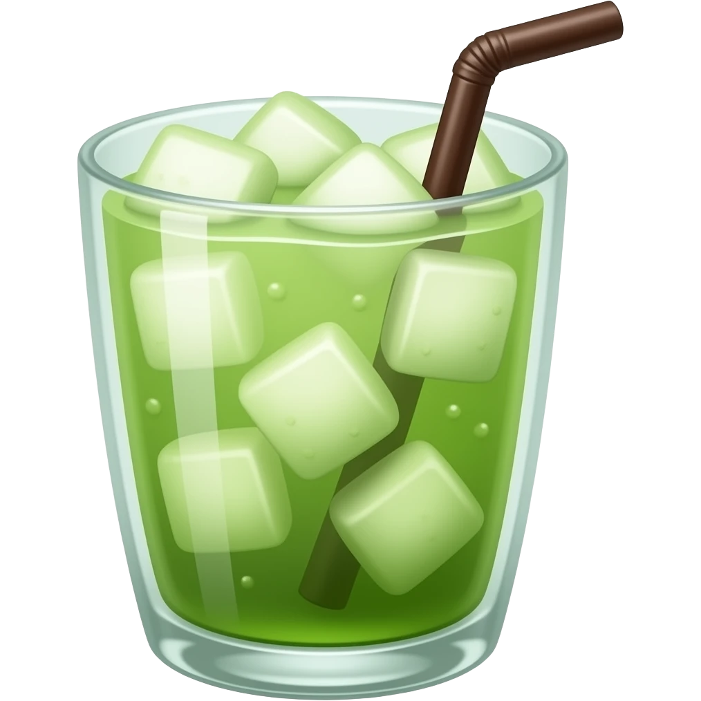 iced matcha emoji