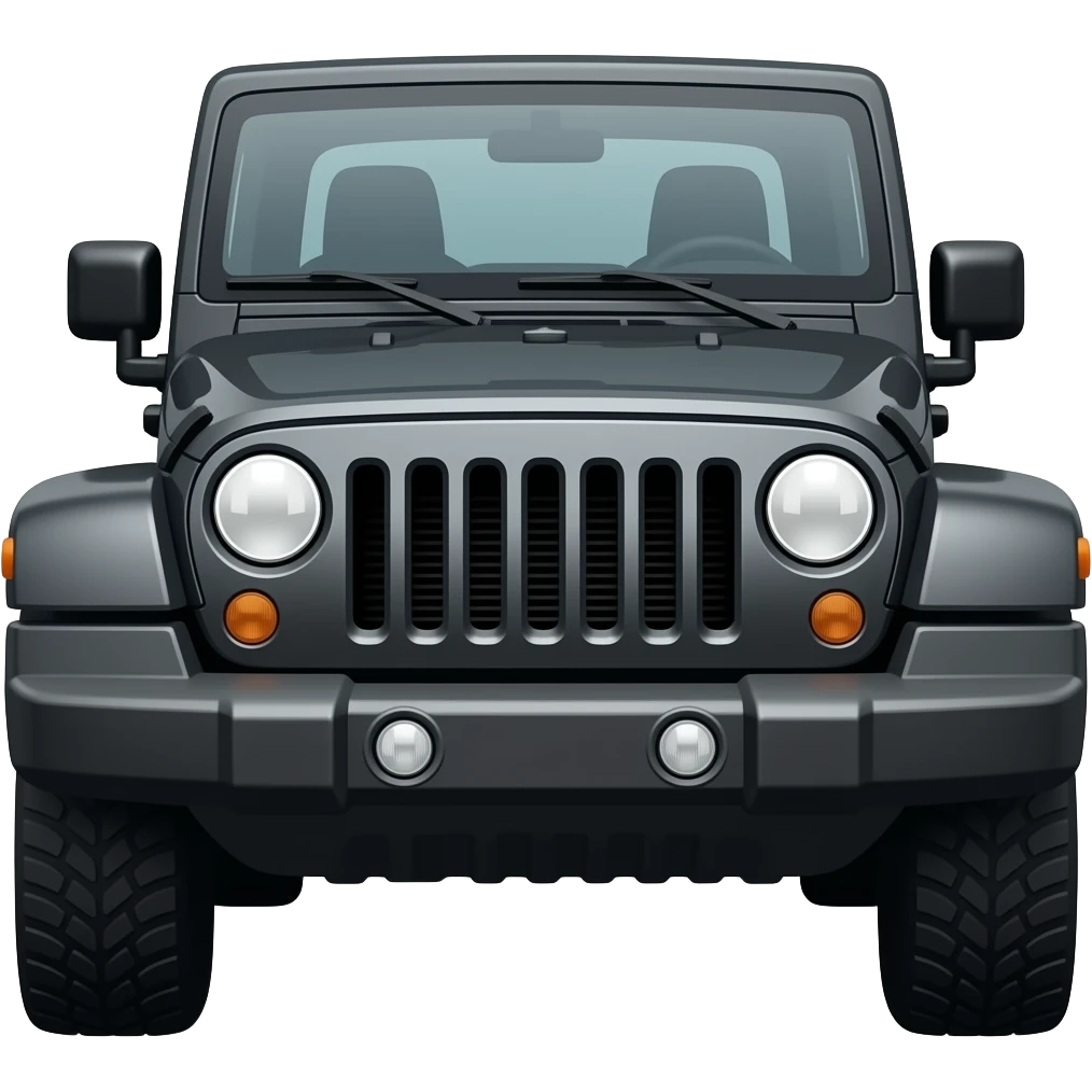 Black jeep emoji