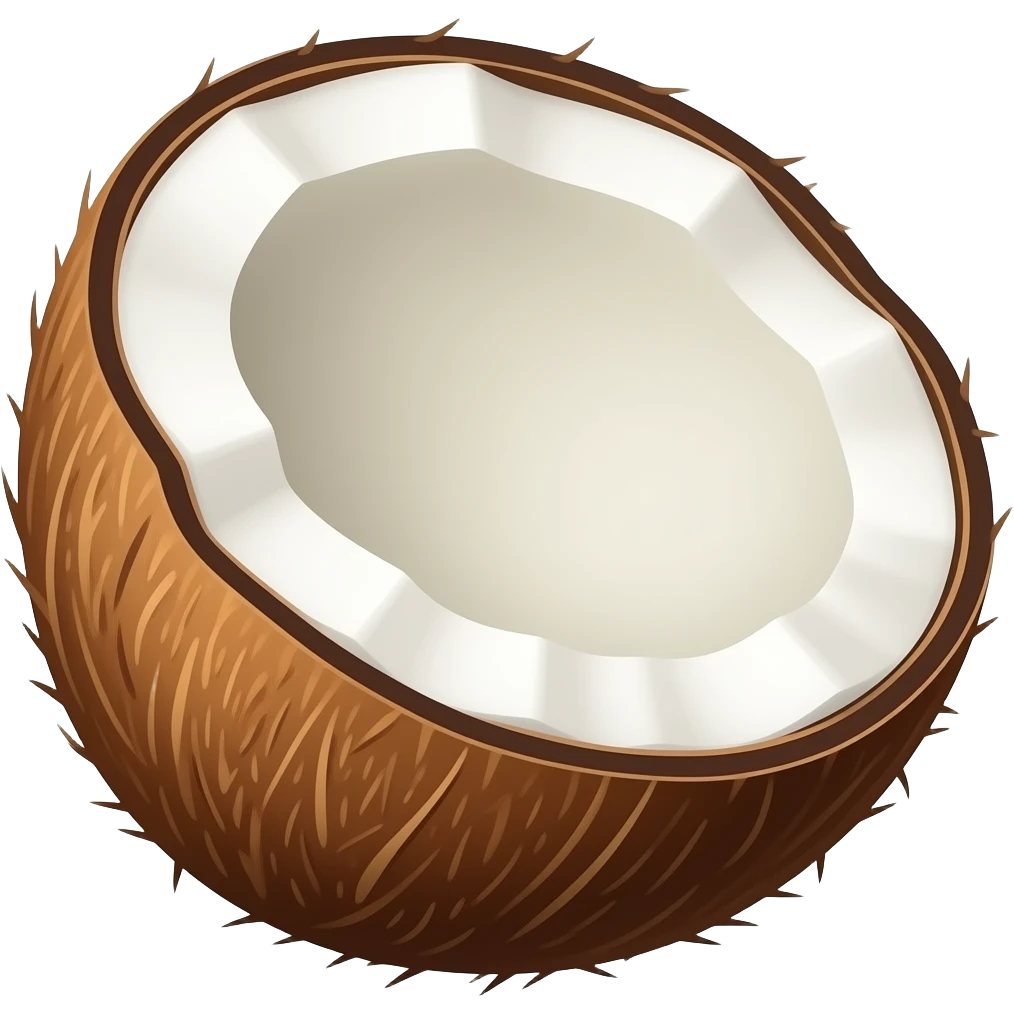 a coconut emoji