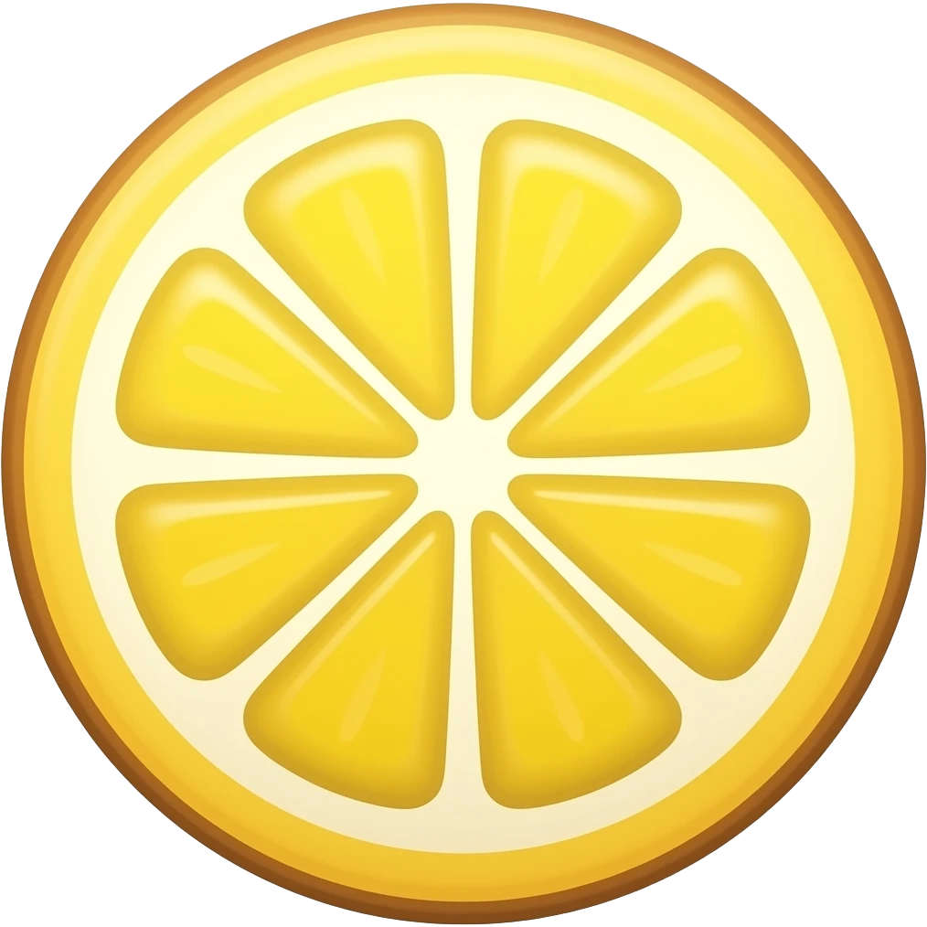 lemon cookie emoji