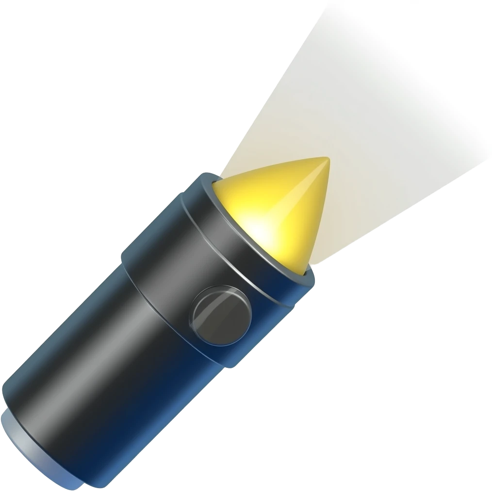 flashlight emoji