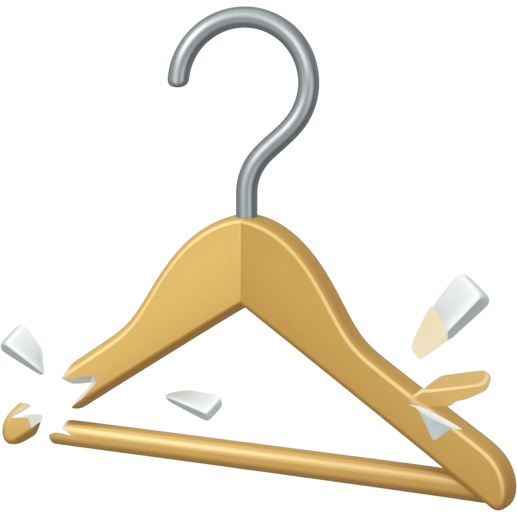 broken hanger emoji