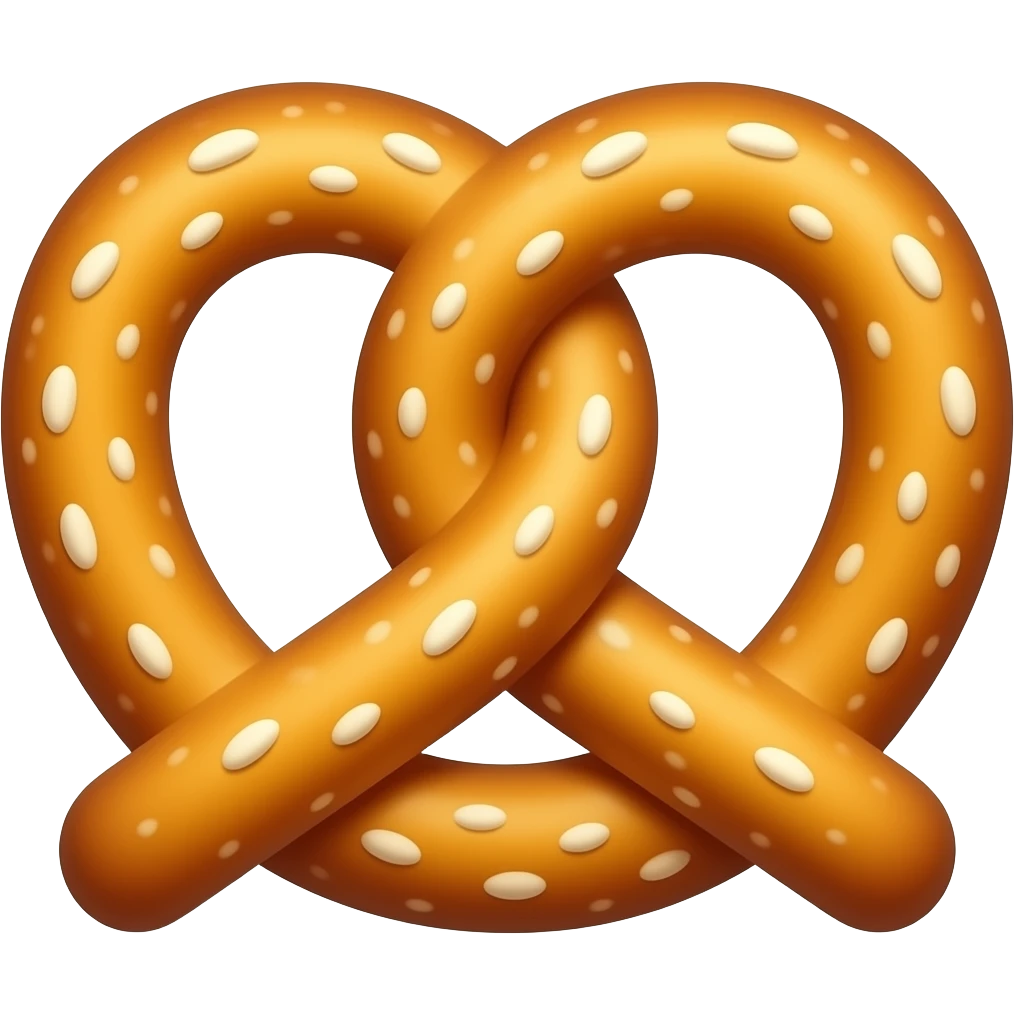 Pretzel emoji