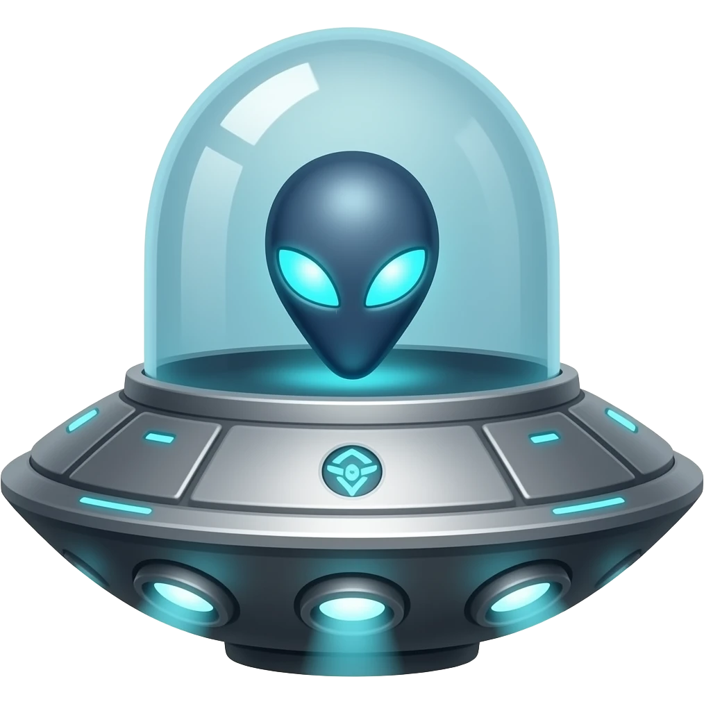 Alien capsule emoji