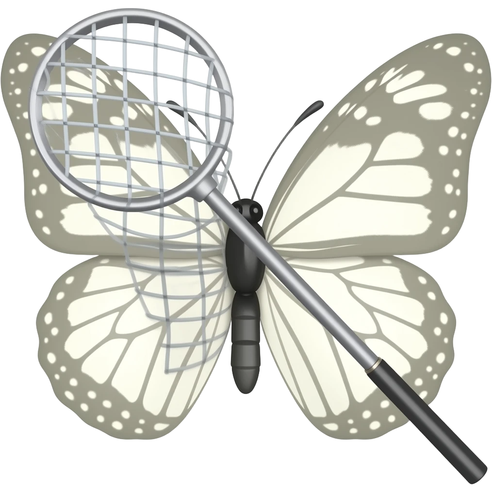 Butterfly net emoji