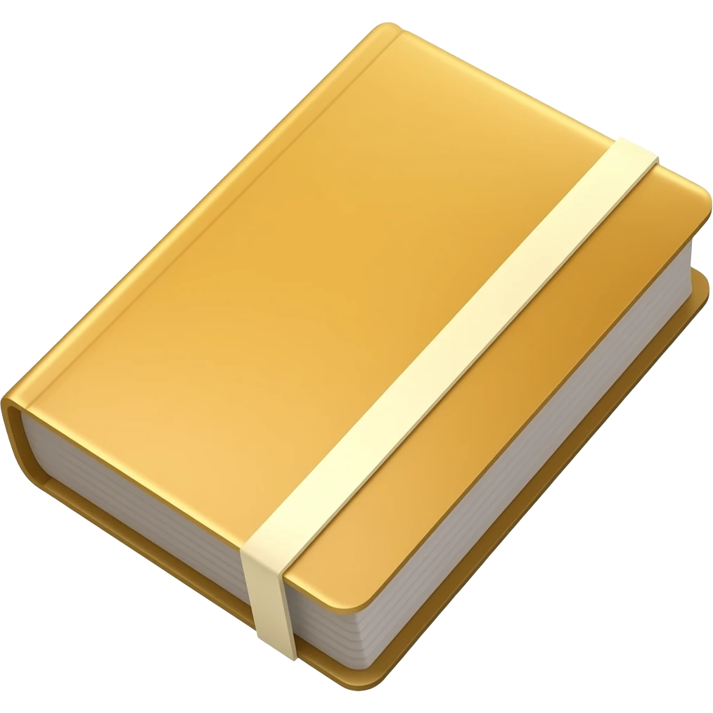 notebook gold emoji