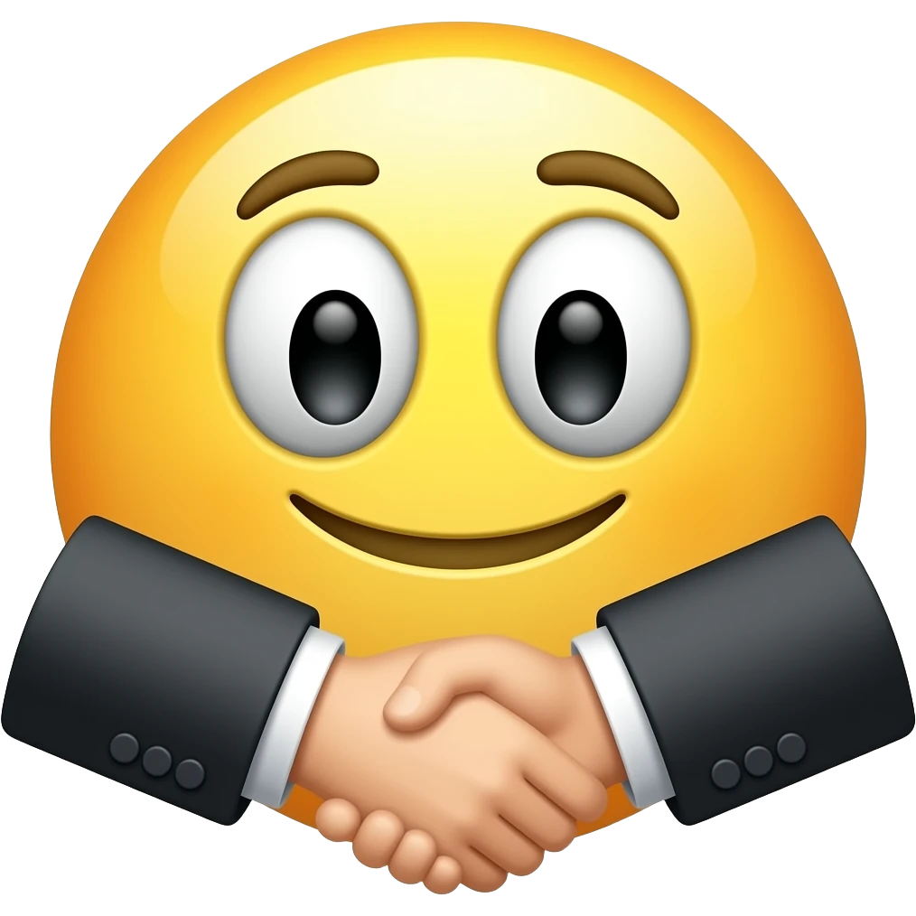 Смайлик делает дэб emoji