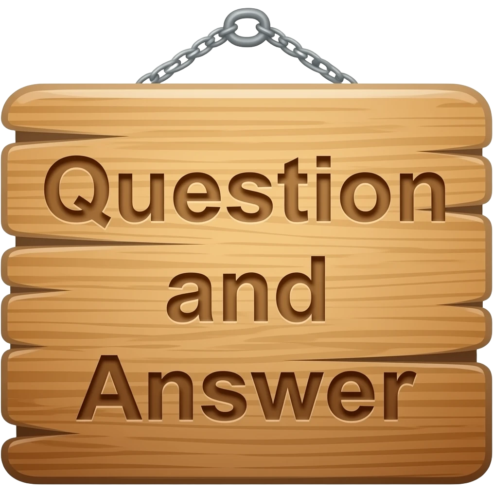 question and answer sign emoji