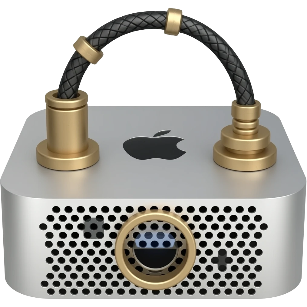 steampunk silver mac mini emoji