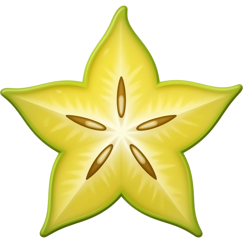 Starfruit emoji