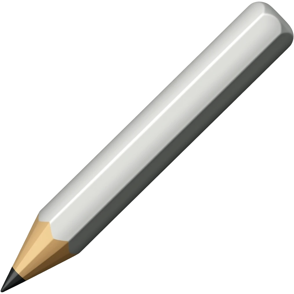 Apple pencil emoji