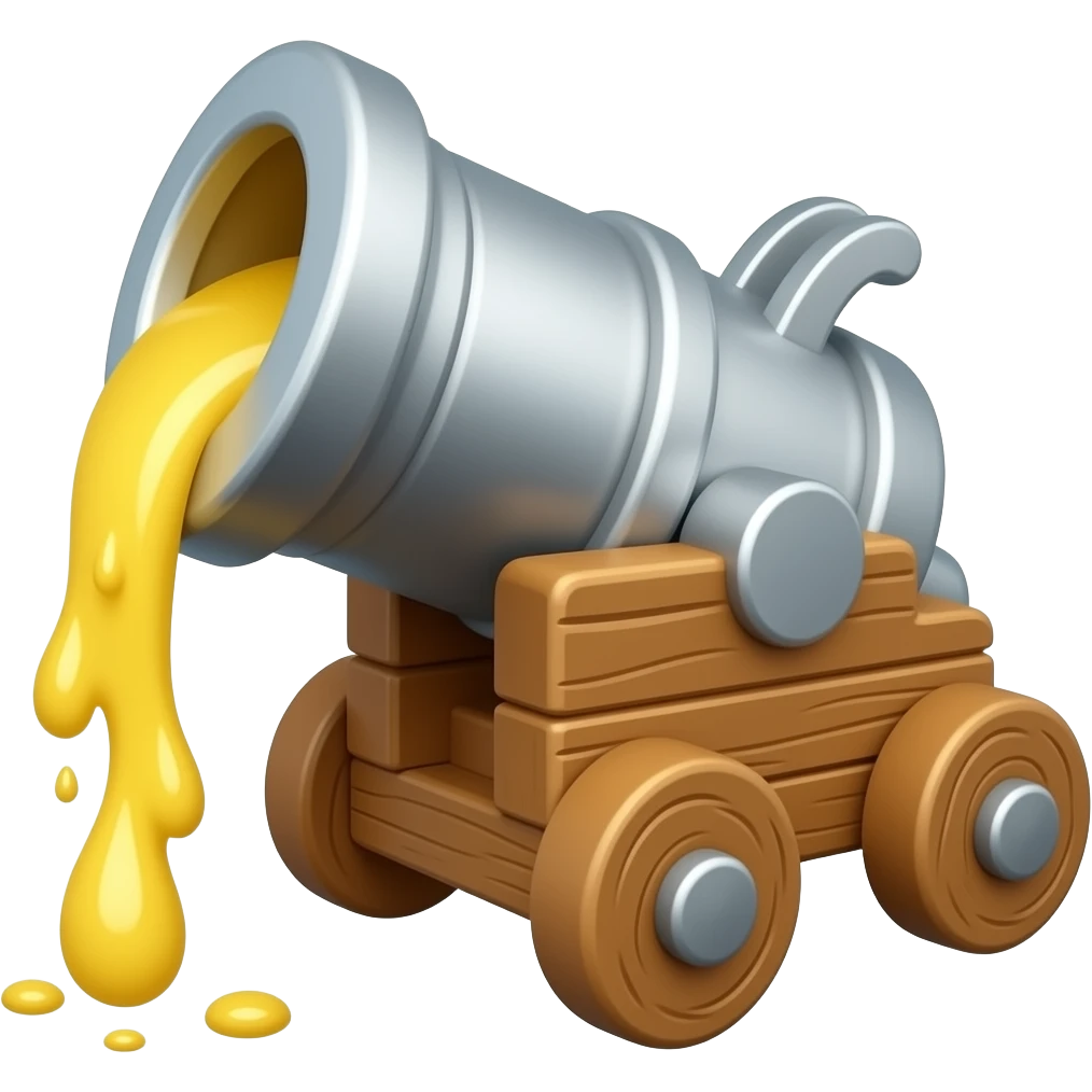Slop cannon emoji