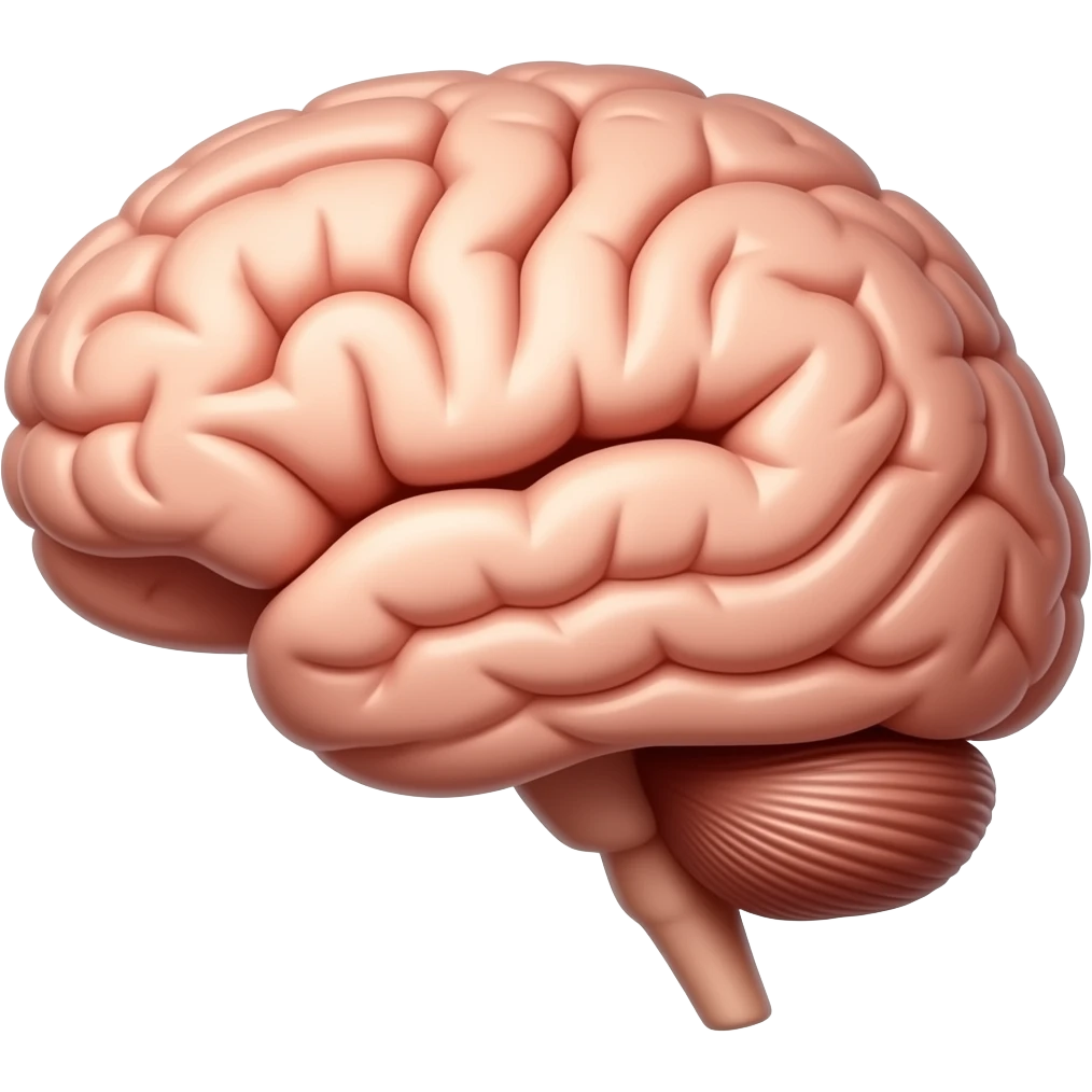 human brain emoji