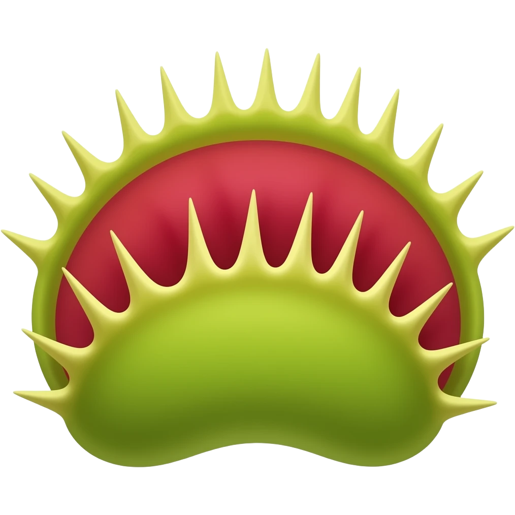 Venus flytrap emoji