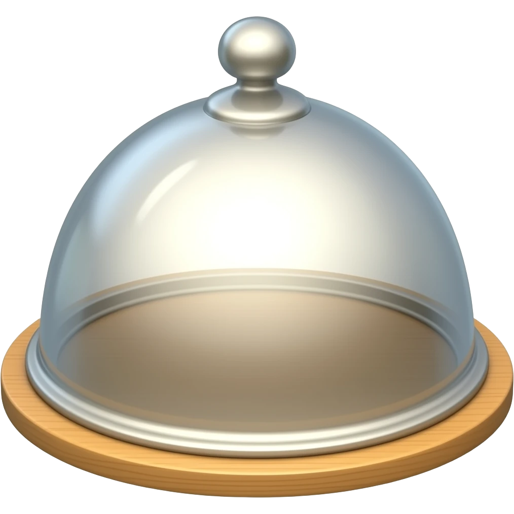 food cloche emoji