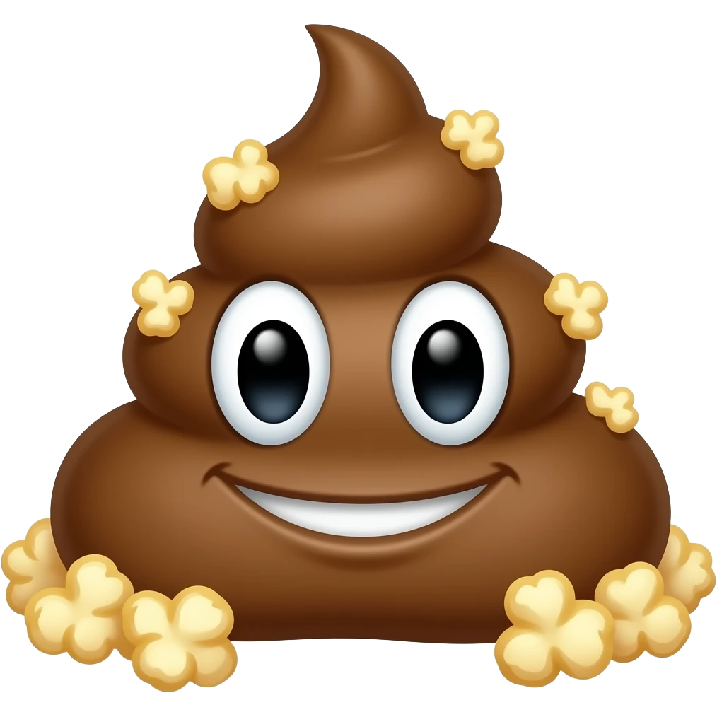 💩+🍿 emoji