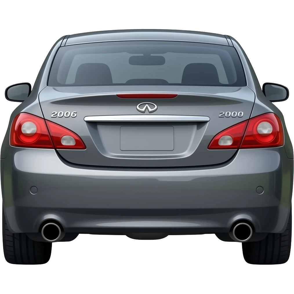 Infiniti M35 2006 back emoji