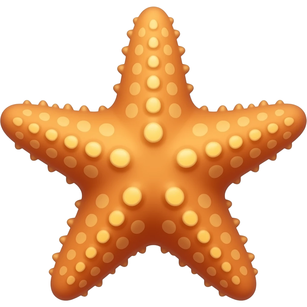 orange starfish emoji