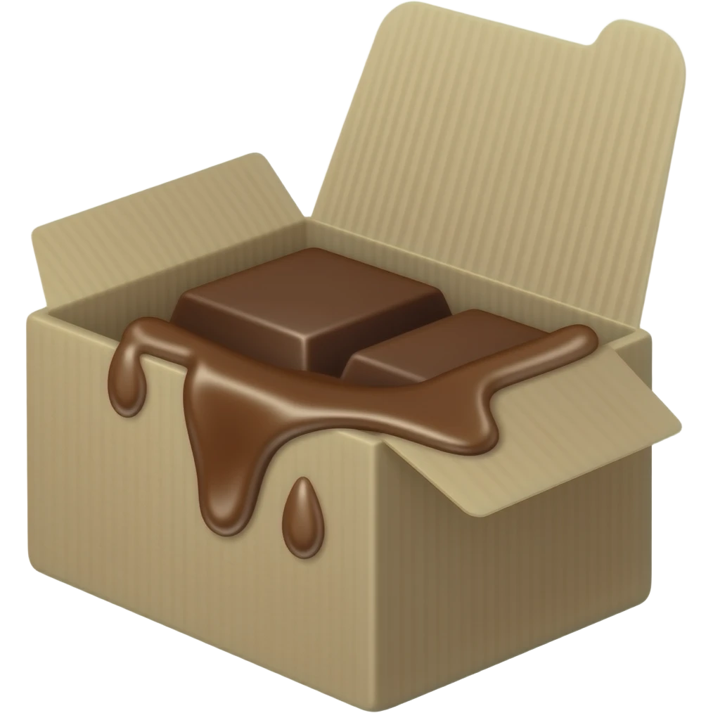 Box of chocolate emoji