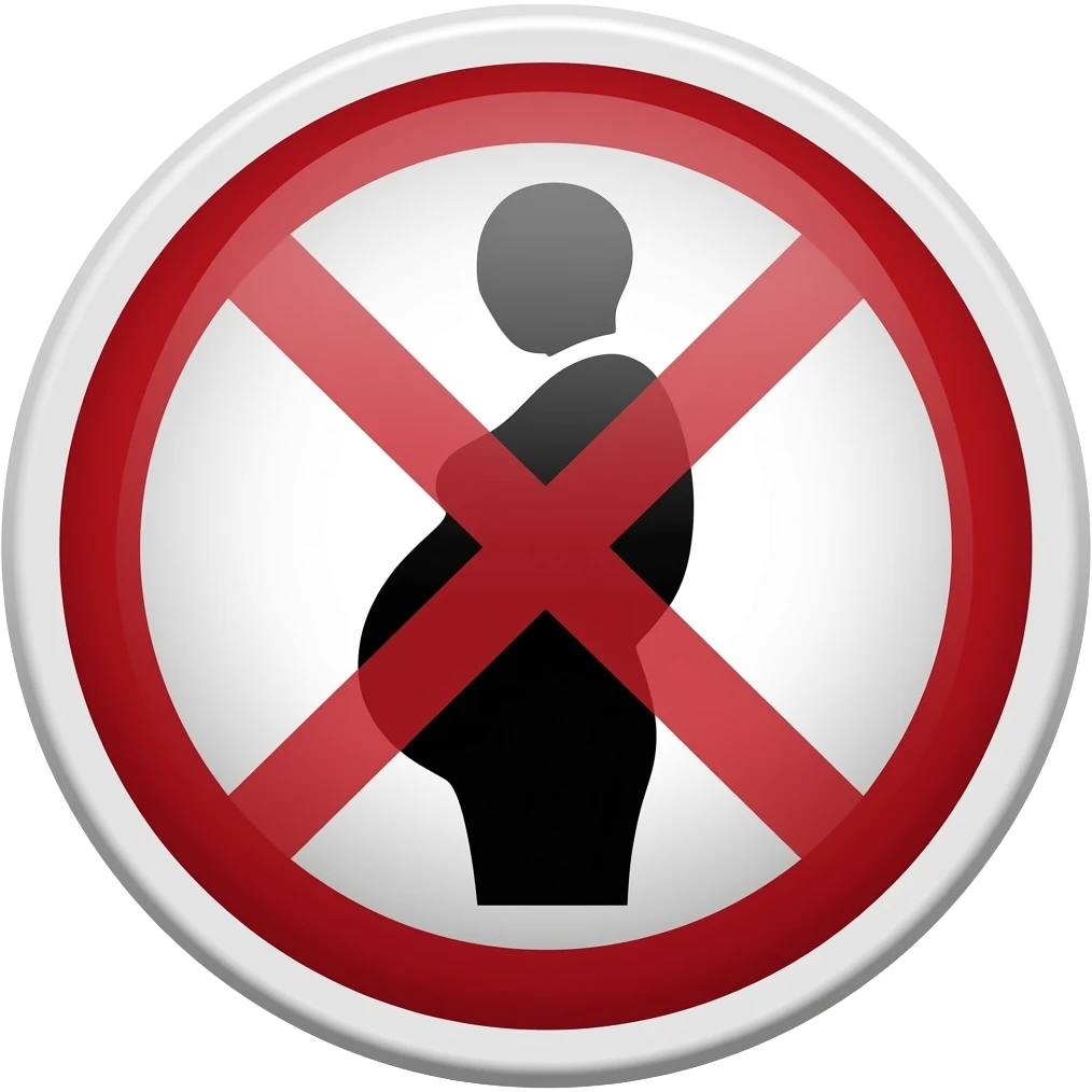 Interdit entrée grossesse emoji
