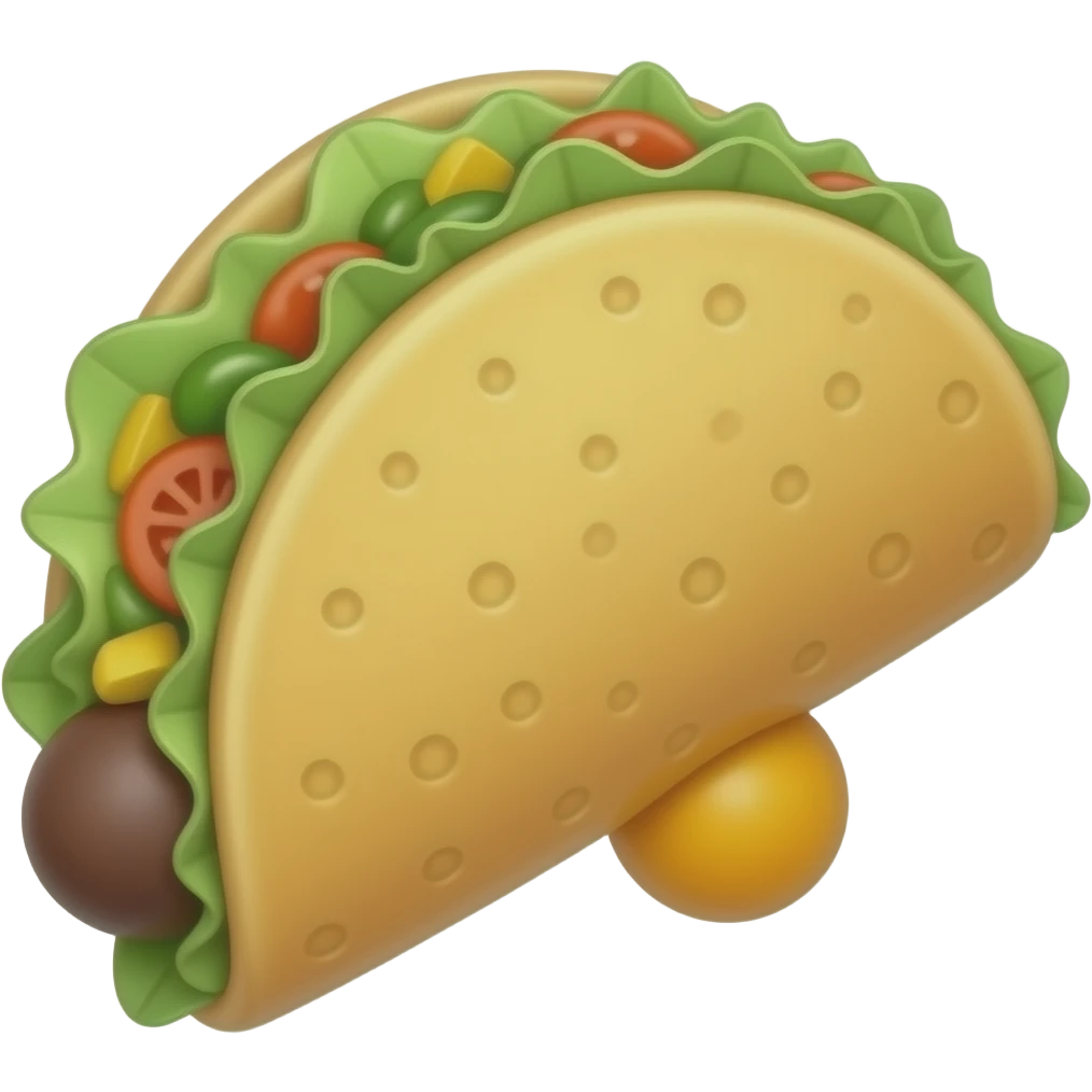 Bell in a taco shape emoji
