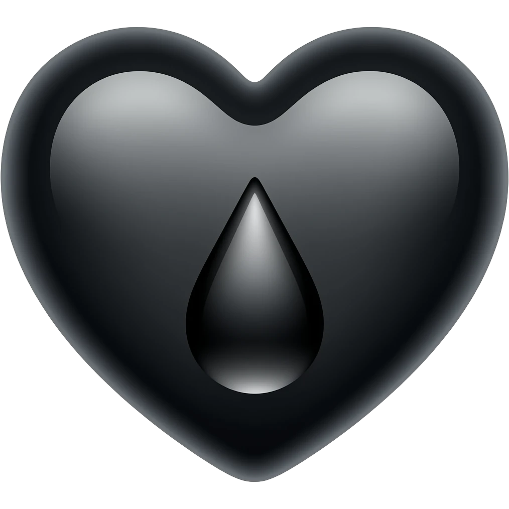 🖤🩸 emoji