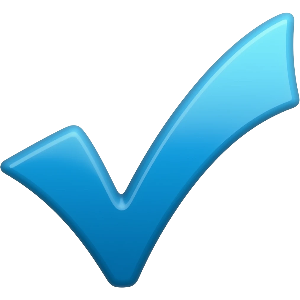 blue tic emojis emoji