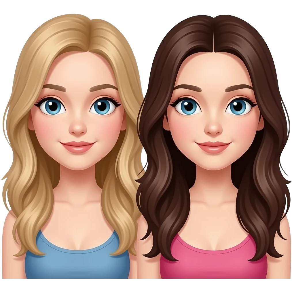 sexy twin girls emoji
