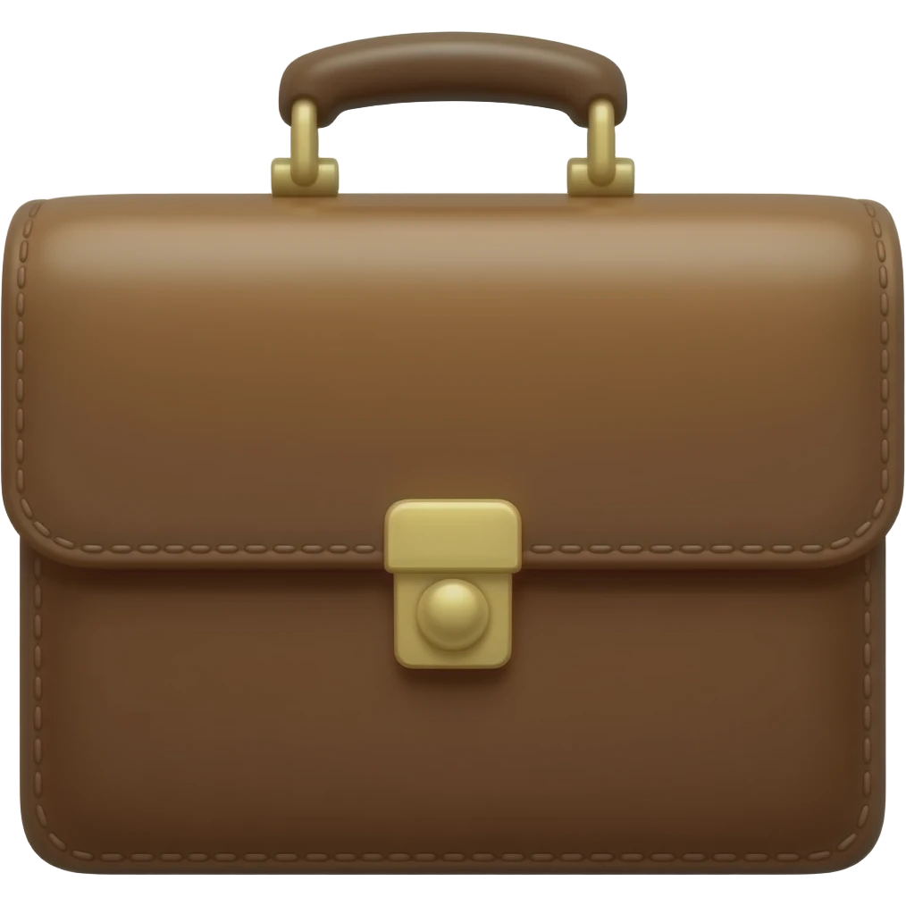 maletin marron emoji