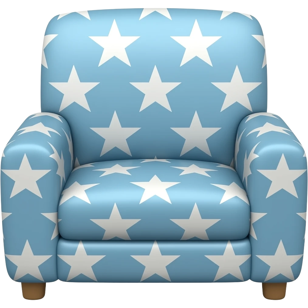 star pattern sofa emoji