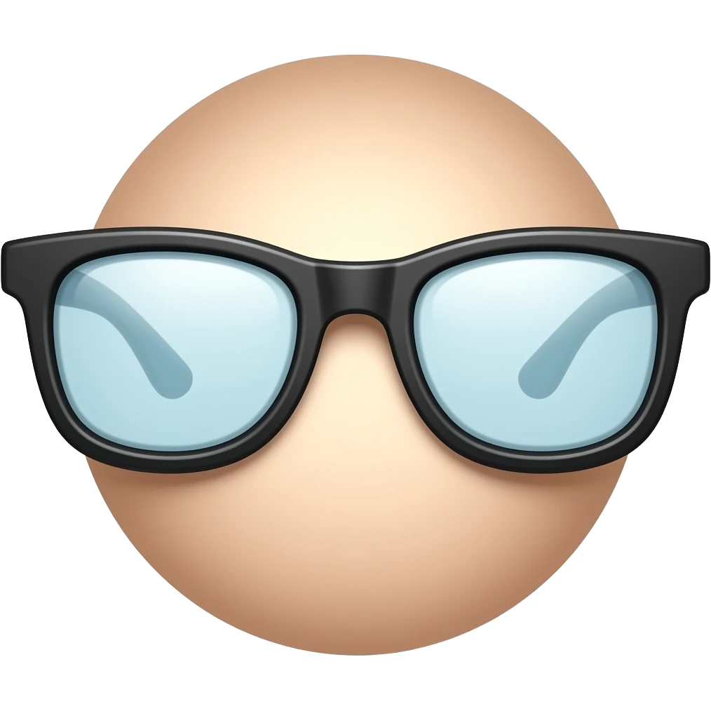 glasses emoji