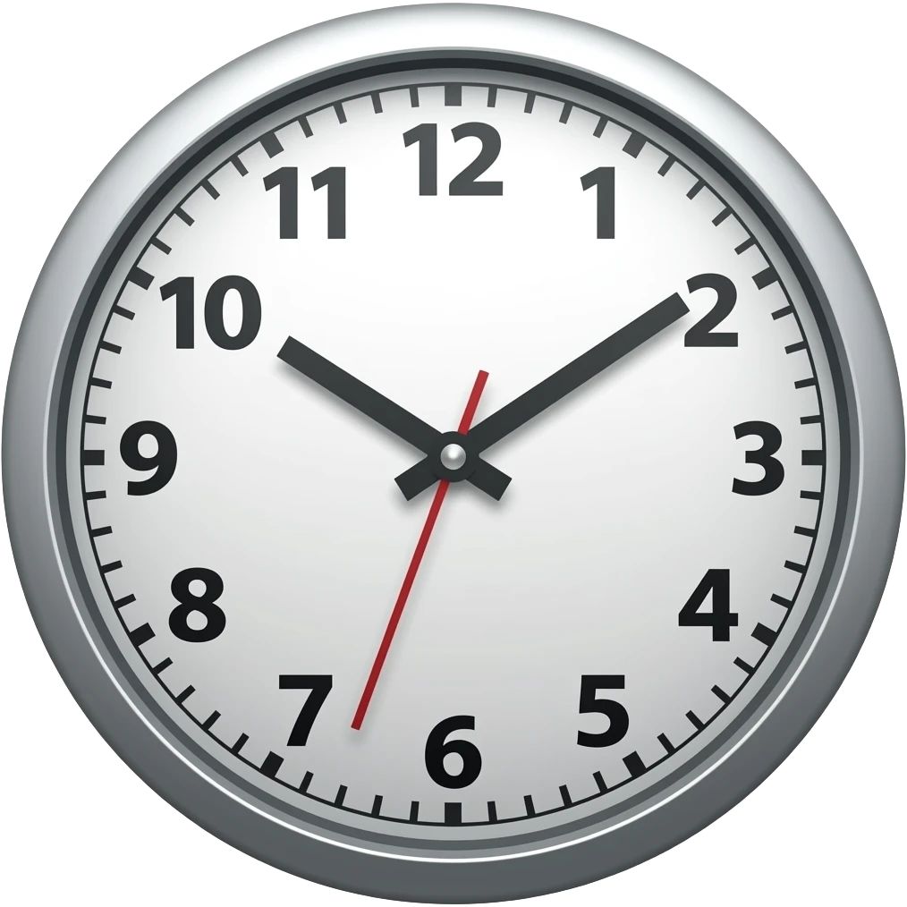 wall clock emoji