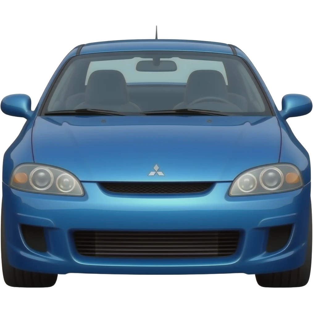 Still Blue Metallic Mitsubishi Eclipse emoji