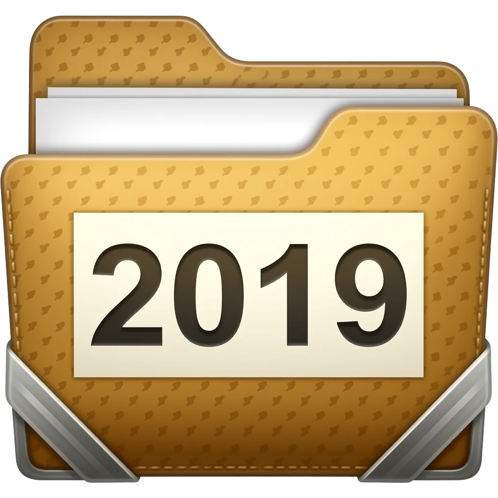 2019 number multipocket folder emoji