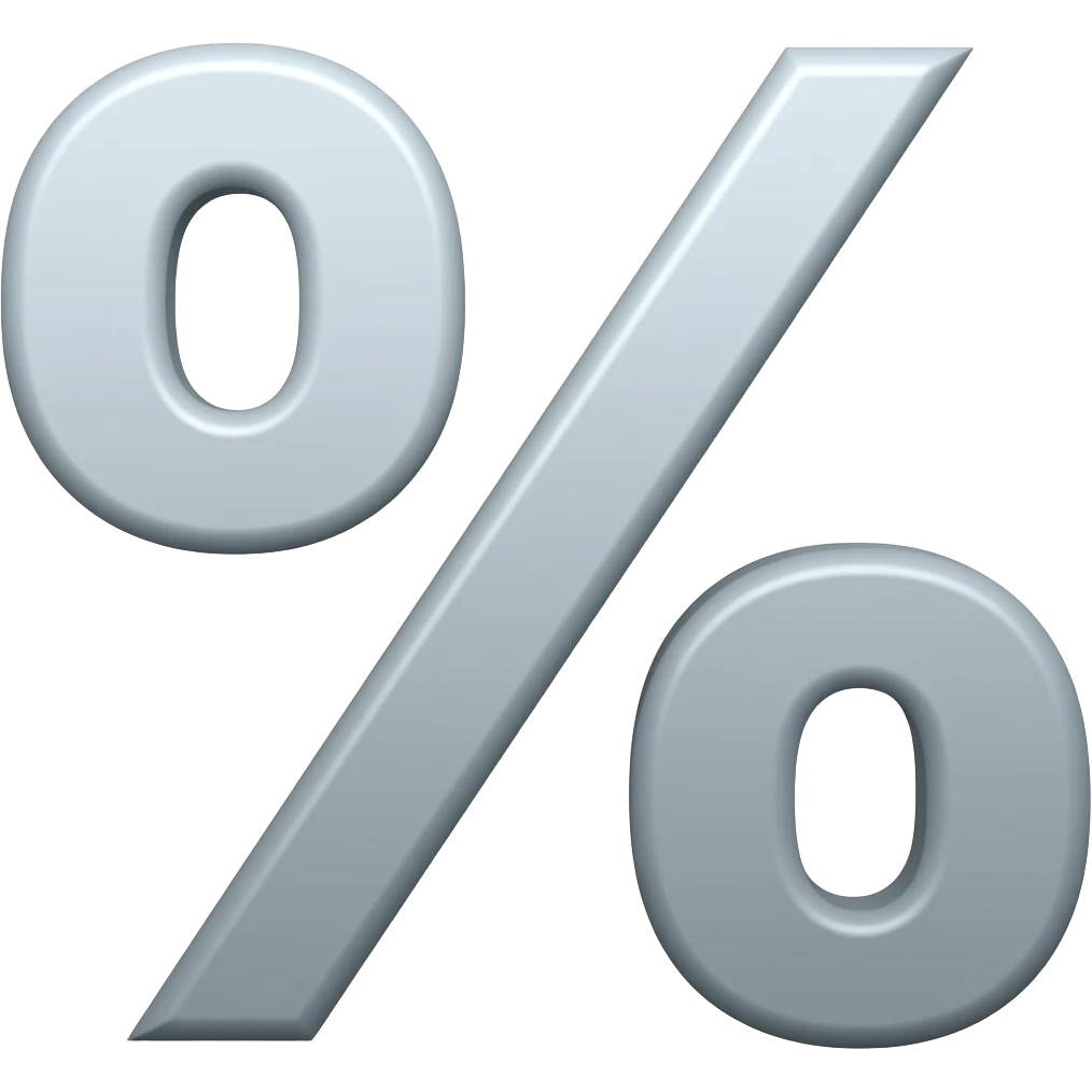 % emoji